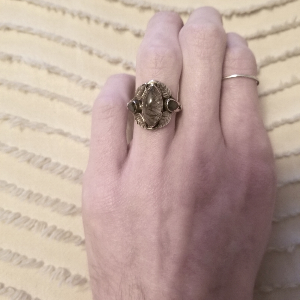 One of a kind "Nightshade" ring
